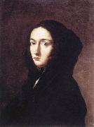 ROSA, Salvator Portrait of the Artist's Wife Lucrezia af Spain oil painting artist